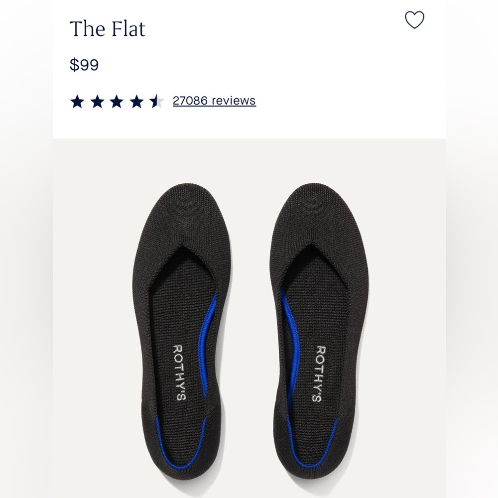 Rothy’s The Flat. Size 9.5.